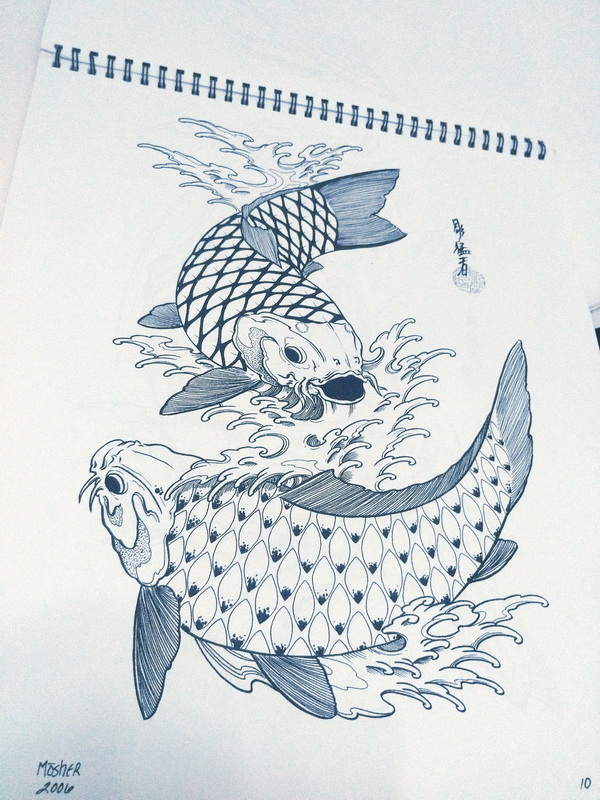 libro cuaderno plantilla tatuaje 1u